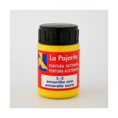 LA PAJARITA - PAJARITA SATINADA L-02 AMARILLO ORO. 75ML (Ref.110416)