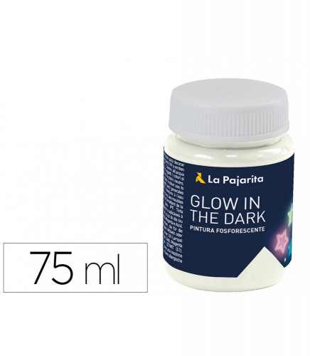 LA PAJARITA - PINTURA LATEX FLUORESCENTE 75 ml (bote) NEUTRO (Ref.145416)