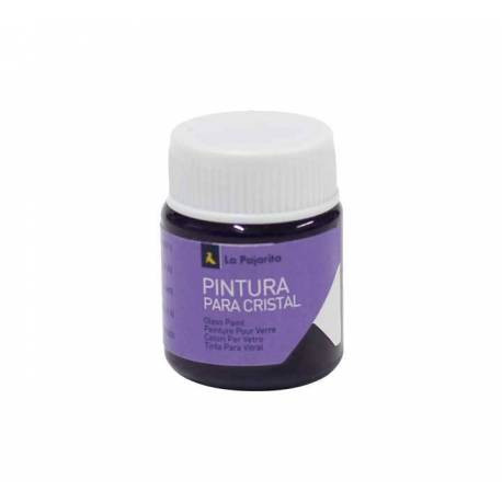 LA PAJARITA - PINTURA PARA CRISTAL AL AGUA CA-05 VIOLETA. 25ML (Ref.189271)