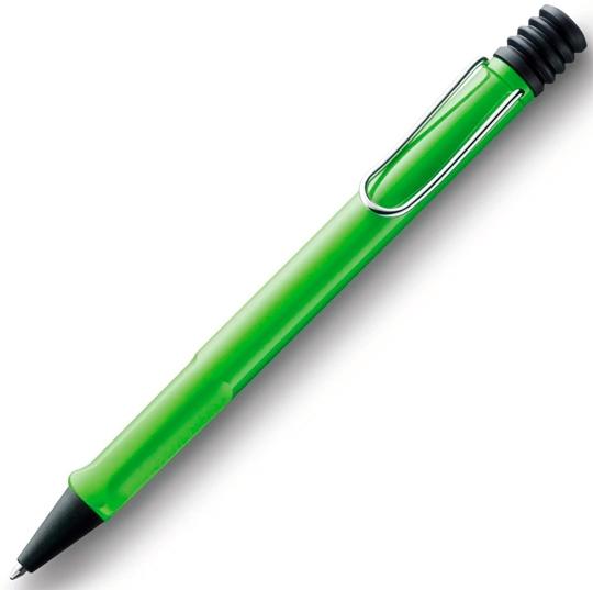 LAMY - BOLÍGRAFO SAFARI GREEN 213M PUNTA MEDIA TINTA AZUL RECARGABLE COLOR VERDE EN ESTUCHE (Ref.1225549)