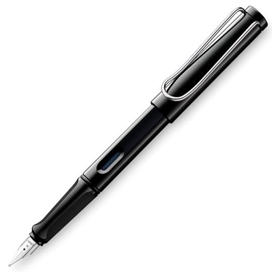 LAMY - PLUMA ESTILOGRÁFICA SAFARI 019M PUNTA MEDIA TINTA AZUL COLOR NEGRO (Ref.1219679)
