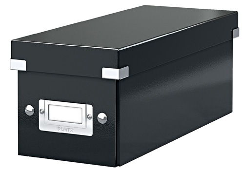 LEITZ - ARCHIVADOR CAJA PARA CD/DVD CLICK&amp;STORE 143x136x352 NEGRO (Ref.60410095)