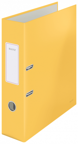 LEITZ - ARCHIVADOR palanca COSY A4 180º 80mm AMARILLO (Ref.10610019)