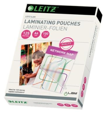 LEITZ - BOLSAS DE PLASTIFICACIÓN ILAM A6 PAQUETE -100U- (Ref.33806)