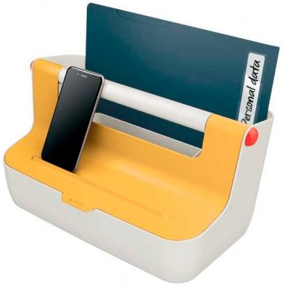 LEITZ - CAJA ALMACENAMIENTO COSY PORTATIL AMARILLO (Ref.61250019)