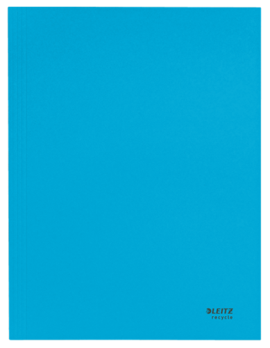 LEITZ - CARPETA CARTON 3 SOLAPAS A4 RECYCLE 100% AZUL (Ref.39060035)