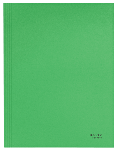 LEITZ - CARPETA CARTON 3 SOLAPAS A4 RECYCLE 100% VERDE (Ref.39060055)