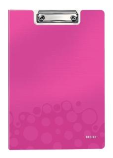 LEITZ - CARPETA MINICLIP WOW A4 POLYFOAM CON TAPA FUCSIA (Ref.41990023)