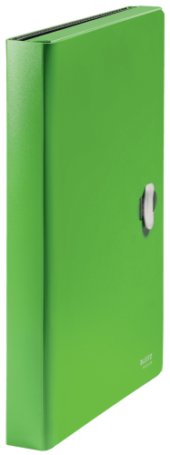 LEITZ - CARPETA POLIPROPILENO ACORDEON 5 POSICIONES+BOLSILLO FRONTAL BROCHE GIRATORIO A4 RECYCLE VERDE (Ref.46240055)