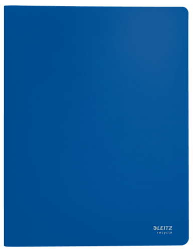 LEITZ - CARPETA POLIPROPILENO CON 20 FUNDAS A4 RECYCLE AZUL (Ref.46760035)