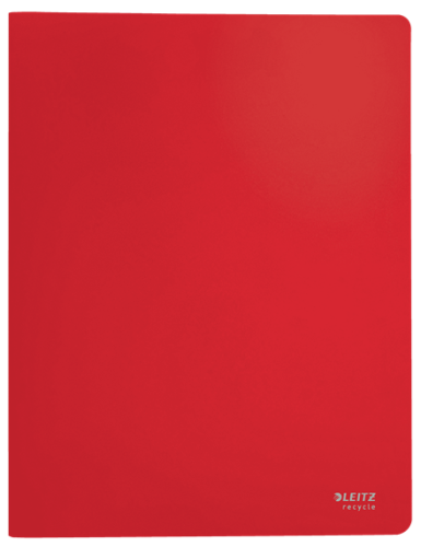 LEITZ - CARPETA POLIPROPILENO CON 20 FUNDAS A4 RECYCLE ROJO (Ref.46760025)