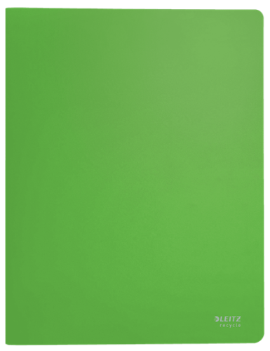LEITZ - CARPETA POLIPROPILENO CON 20 FUNDAS A4 RECYCLE VERDE (Ref.46760055)