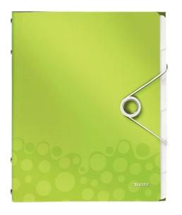 LEITZ - CLASIFICADOR WOW PP 12 SEPARADORES + 3 SOLAPAS A4 VERDE (Ref.46340154)