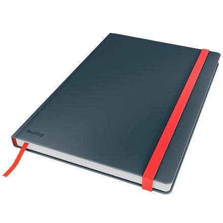 LEITZ - CUADERNO DE NOTAS COSY TOUCH 80H CUADRICULADO T/DURA CIERRE C/GOMA DIN B5 GRIS (Ref.44820089)