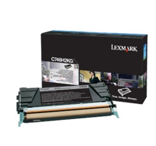 LEXMARK - C746, C748 Black High Yield Corporate Cartridge (Ref.C746H3KG)