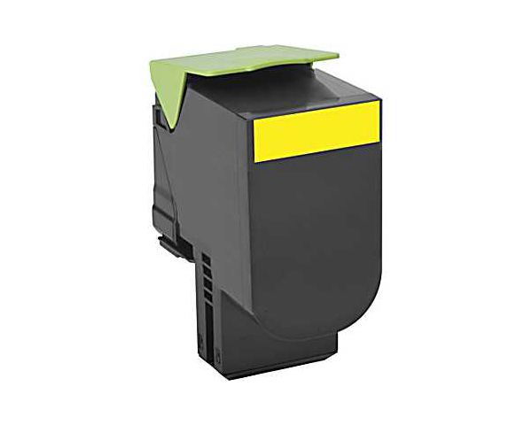 LEXMARK - 800H4 Cartucho de toner amarillo Alto Rendimiento (3k) (Ref.80C0H40)