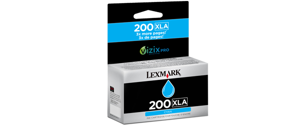 LEXMARK - Cartucho de tinta cian Alto Rendimiento 200XLA (Ref.14L0198)