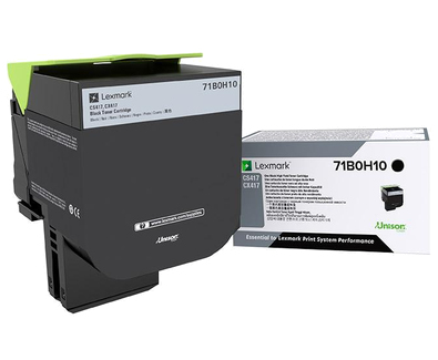 LEXMARK - CS/CX 417 Cartucho de toner negro Alto Rendimiento (Ref.71B0H10)