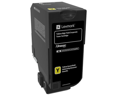 LEXMARK - CS725 Cartucho amarillo alto rendimiento Corporativo (12 000 paginas) (Ref.74C2HYE)