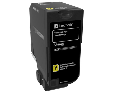 LEXMARK - CS725 Cartucho de toner amarillo de alto rendimiento (Ref.74C0H40)