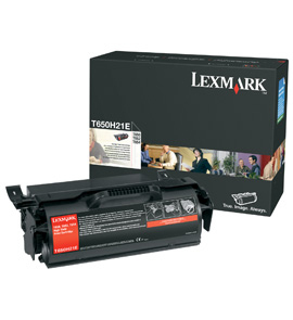LEXMARK - T65x Cartucho de impresion Alto Rendimiento (25K) (Ref.T650H21E)