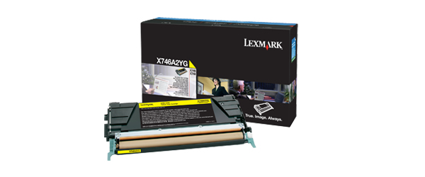 LEXMARK - X746, X748 Cartucho de toner amarillo (Ref.X746A2YG)