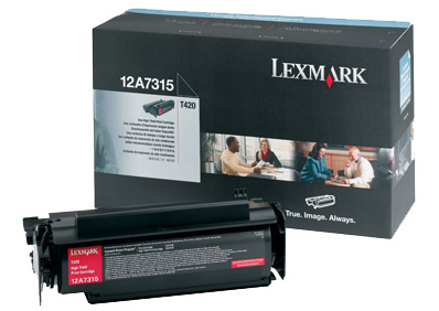LEXMARK - Toner T 420 Unidad de Impresion Alto Rendimiento (Ref.12A7315)