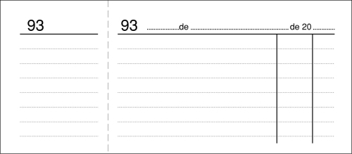 LOAN - TALONARIO CAJA 3 DE 4º NUMERADOS BLANCO (02B) (Ref.T-23 BLANCO)