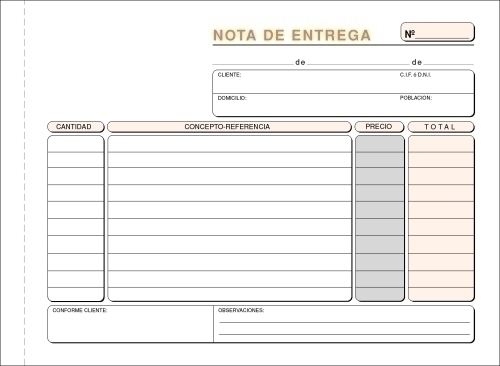 LOAN - TALONARIO ENTREGAS 4º APAISADO (Ref.T-26)