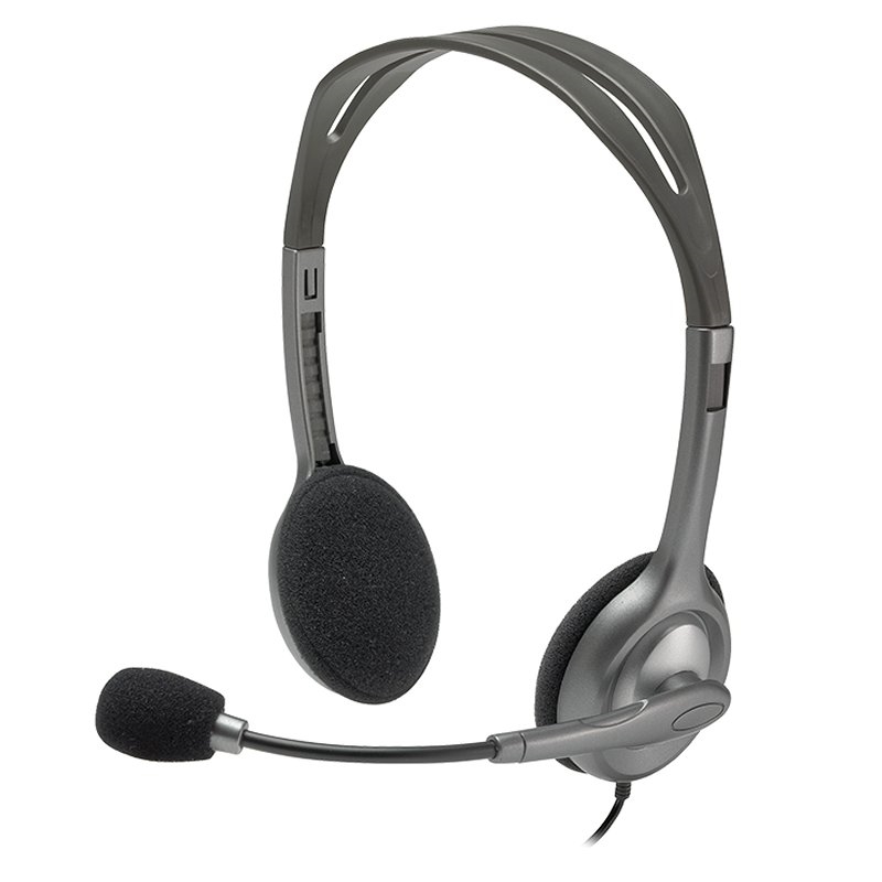 LOGITECH - AURICULARES ESTEREO CON MICRÓFONO, 3,5 MM- H111 (Ref.981-000593)