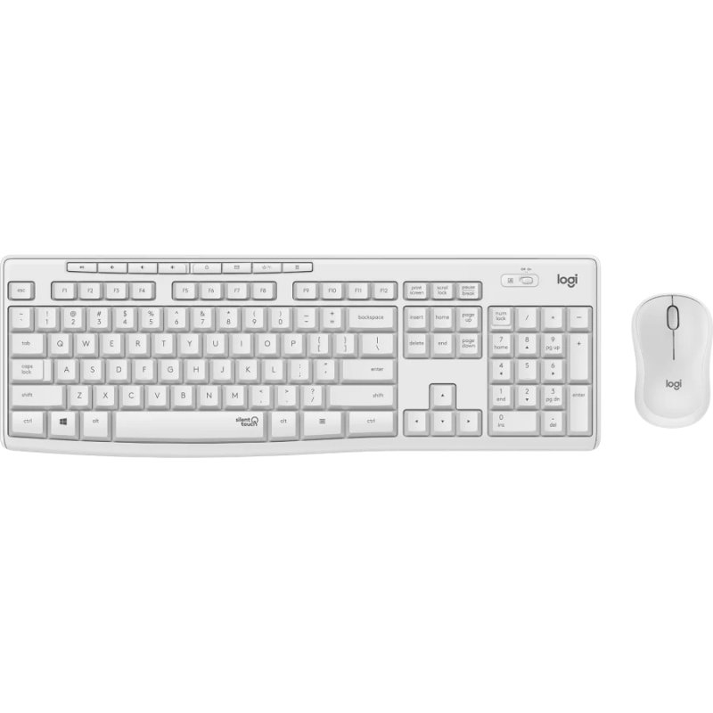 LOGITECH - COMBO TECLADO + RATÓN MK295 INALÁMBRICO C/RECEPTOR USB BLANCO (Ref.920-009822)
