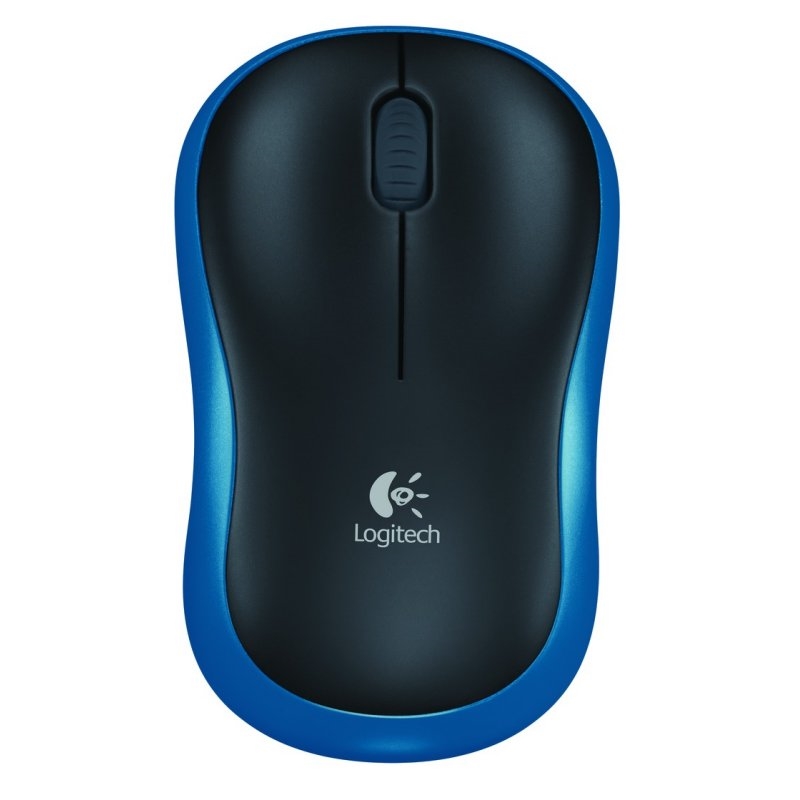 LOGITECH - RATÓN M185 INALÁMBRICO 1000PPP COMPACTO AMBIDIESTROS 3 BOTONES RECEPTOR USB AZUL (Ref.910-002236)