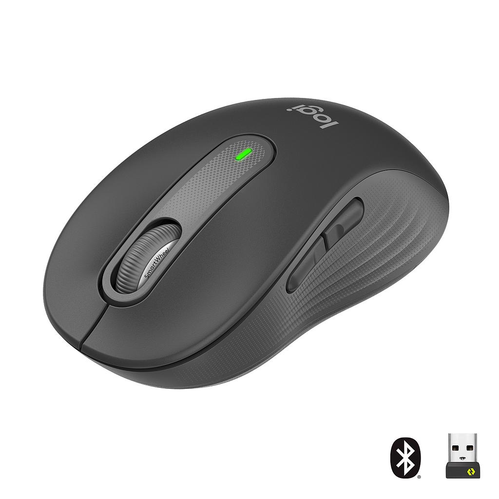 LOGITECH - RATON M650 DERECHO TALLA M WIRELESS  - GRAFITO          (Ref.910-006253)