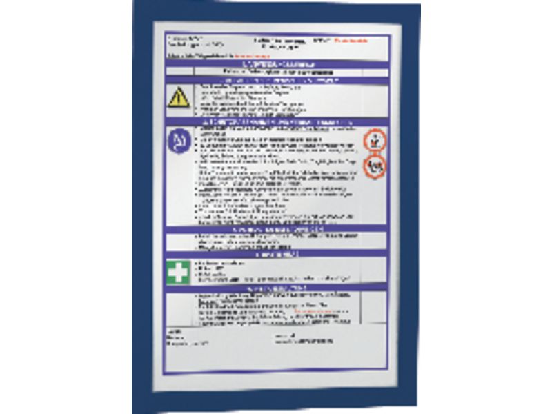 DURABLE - Marco autoadhesivo Magaframe Pack 2 Ud A4 Azul (Ref.4872-07)