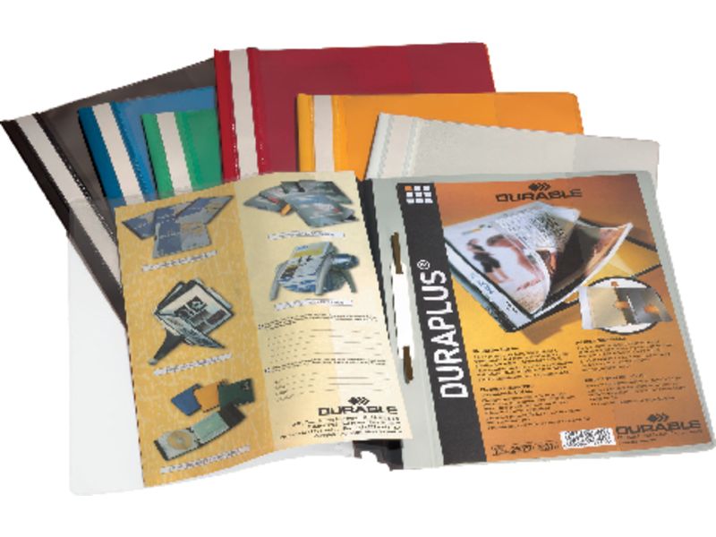 DURABLE - Dossiers Duraplus A4 Fastener metalico Blanco PVC (Ref.2579-02)