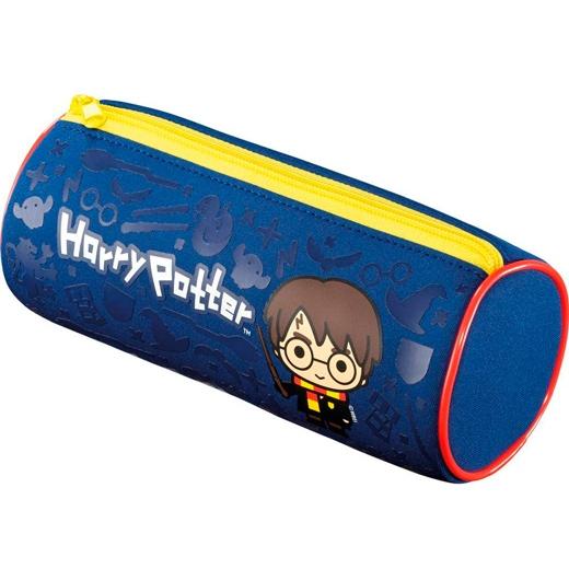 MAPED - ESTUCHE PORTATODO HARRY POTTER KIDS TUBO C/CREMALLERA NEOPRENO AZUL (Ref.934801)