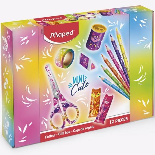 MAPED - ESTUCHE REGALO MINI CUTE 12 PIEZAS (Ref.899789)