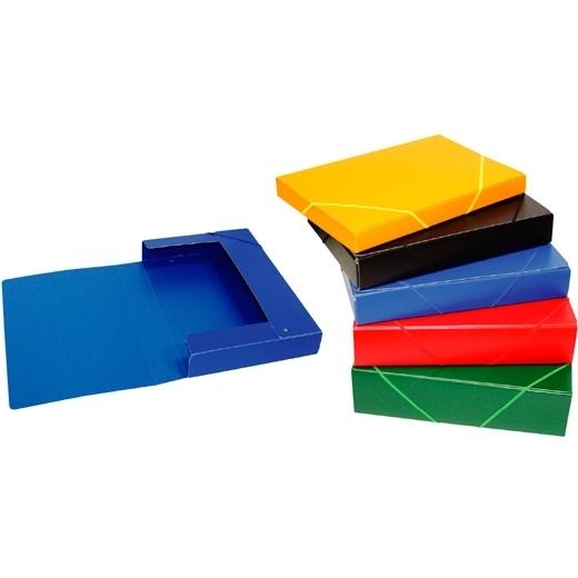 MARIOLA - CAJA PROYECTO ARMADA CIERRE C/GOMA LOMO FIJO 3CM CARTÓN GOFRADO S/MALLORCA NEGRO (Ref.2203NE)