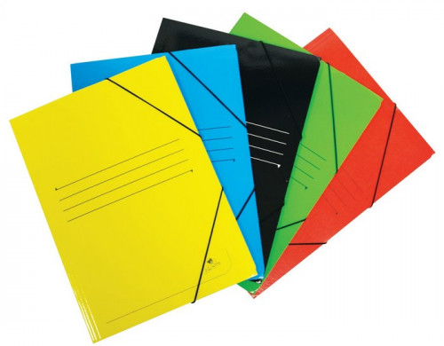 MARIOLA - CARPETA CARTON 500 GR. PLASTIFICADO BRILLO FOLIO GOMA SOLAPA NARANJA (Ref.1523NA)