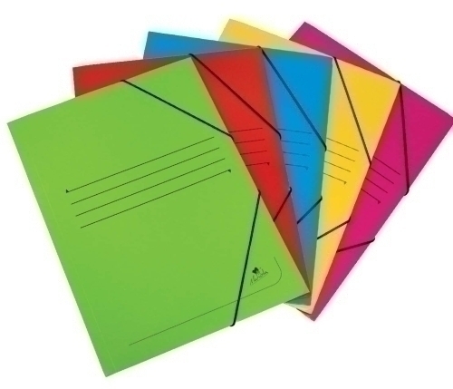 MARIOLA - CARPETA de GOMAS y SOLAPAS CARTONESTUCADO MATE 4º AZUL (Ref.1045AZ)