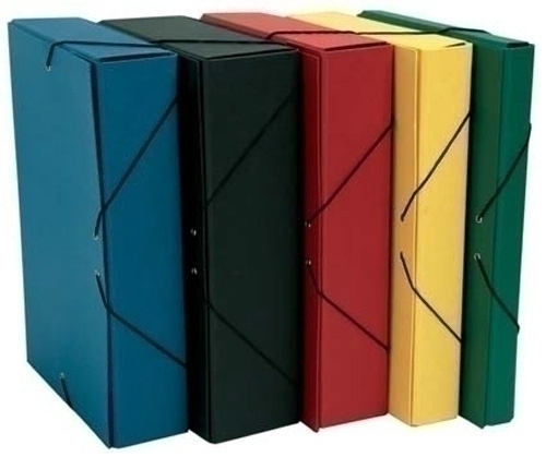 MARIOLA - CARPETA de PROYECTOS CANARIAS CARTON FORRADO GELTEX ARMADA CIERRE GOMAS 9cm AZUL (Ref.209FAZ)