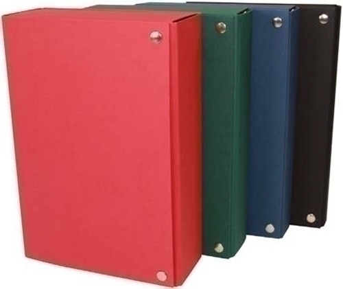 MARIOLA - CARPETA de PROYECTOS CARTON FORRADO GELTEX ARMADA CIERRE BROCHE 9cm AZUL (Ref.209FBAZ)