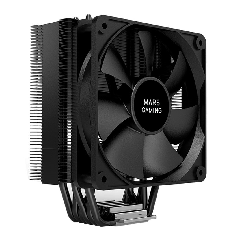 MARS GAMING - Disipador CPU Profesional 6 Heatpipes HCT TDP 200W Ventilador 12cm (Ref.MCPUPRO)