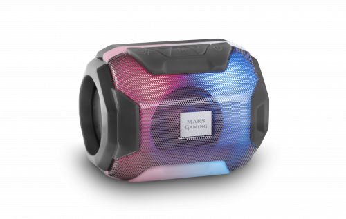 MARS GAMING - , Altavoz Bluetooth 5.0 Compacto Negro (Ref.MSBAX)