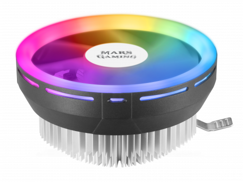 MARS GAMING - CPU COOLER, RGB CHROMA, 12CM PWM FAN, LOW PROFILE, 120W (Ref.MCPU120)