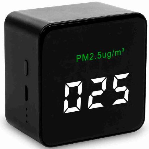 MASCARILLAS - MEDIDOR PORTÁTIL DETECTOR DE CONTAMINACIÓN INDICADOR CALIDAD DEL AIRE Y DE PARTICULAS COVID 19 (Ref.DMAD0128C00)