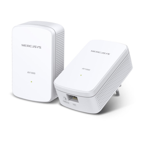 MERCUSYS - TP-LINK adaptador de red PowerLine 1000 Mbit/s Ethernet Blanco 1 pieza(s) (Ref.MP500 KIT)