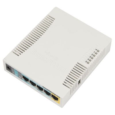 MIKROTIK - 5x10/100 2.4GHz L4 (Ref.RB951Ui-2HnD)