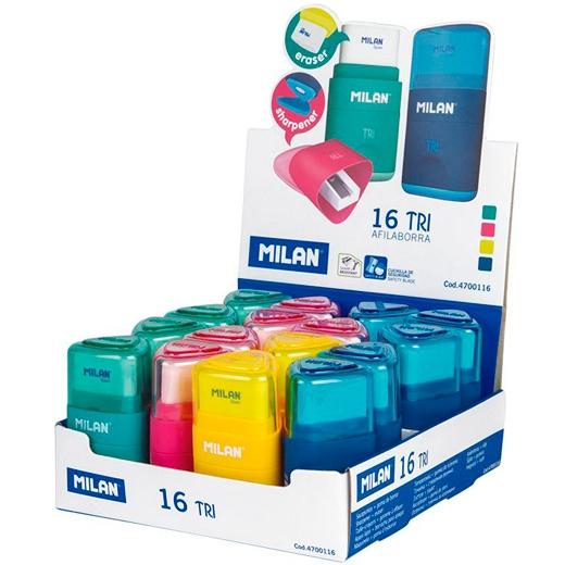 MILAN - AFILABORRAS TRI SERIE ACID -CAJA EXPOSITORA 16U- C/SURTIDOS (Ref.4700116)