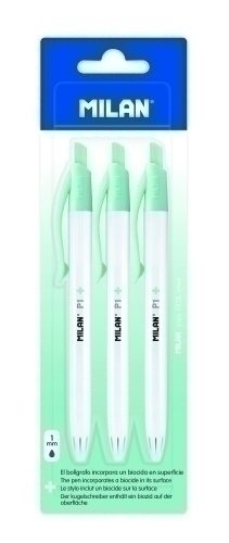 MILAN - BOLIG. P1 ANTIBACTERIANO AZUL B/3 (Ref.BWM10253IBG)